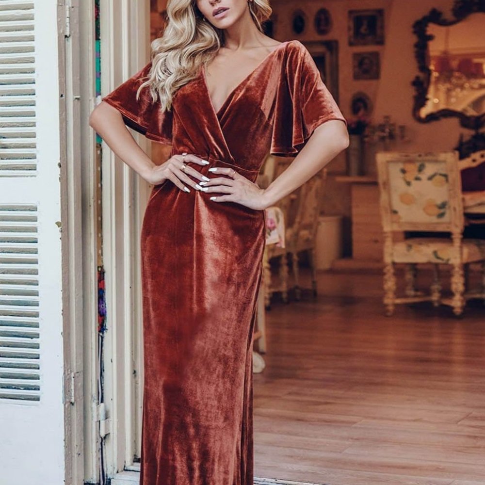 Fall Wedding Bridesmaids Dress